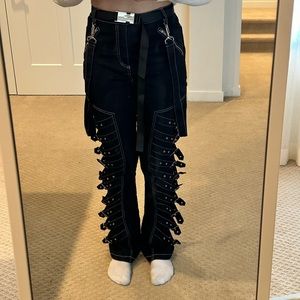 I.AM.GIA Septrum Black Buckle Pants